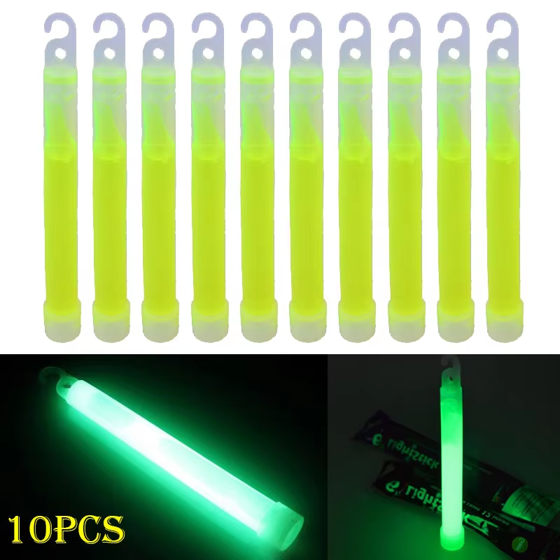 Glow In The Dark Party Glasses - 1-20pcs Glow Sticks With Hook 6