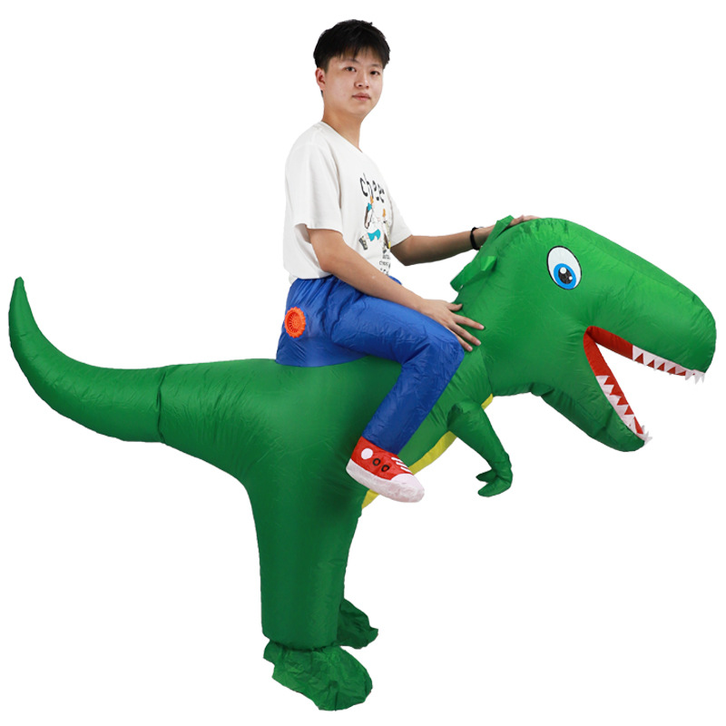 AdultHot Kids Green Inflatable - огляд і ціна Inflatable Dinosaur Costume Adult
