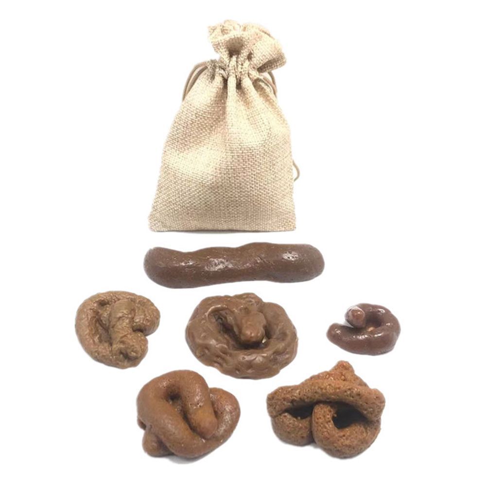 6Pcs Turd Antistress Fool's Ho - огляд і ціна Fake Poop Gag Gift