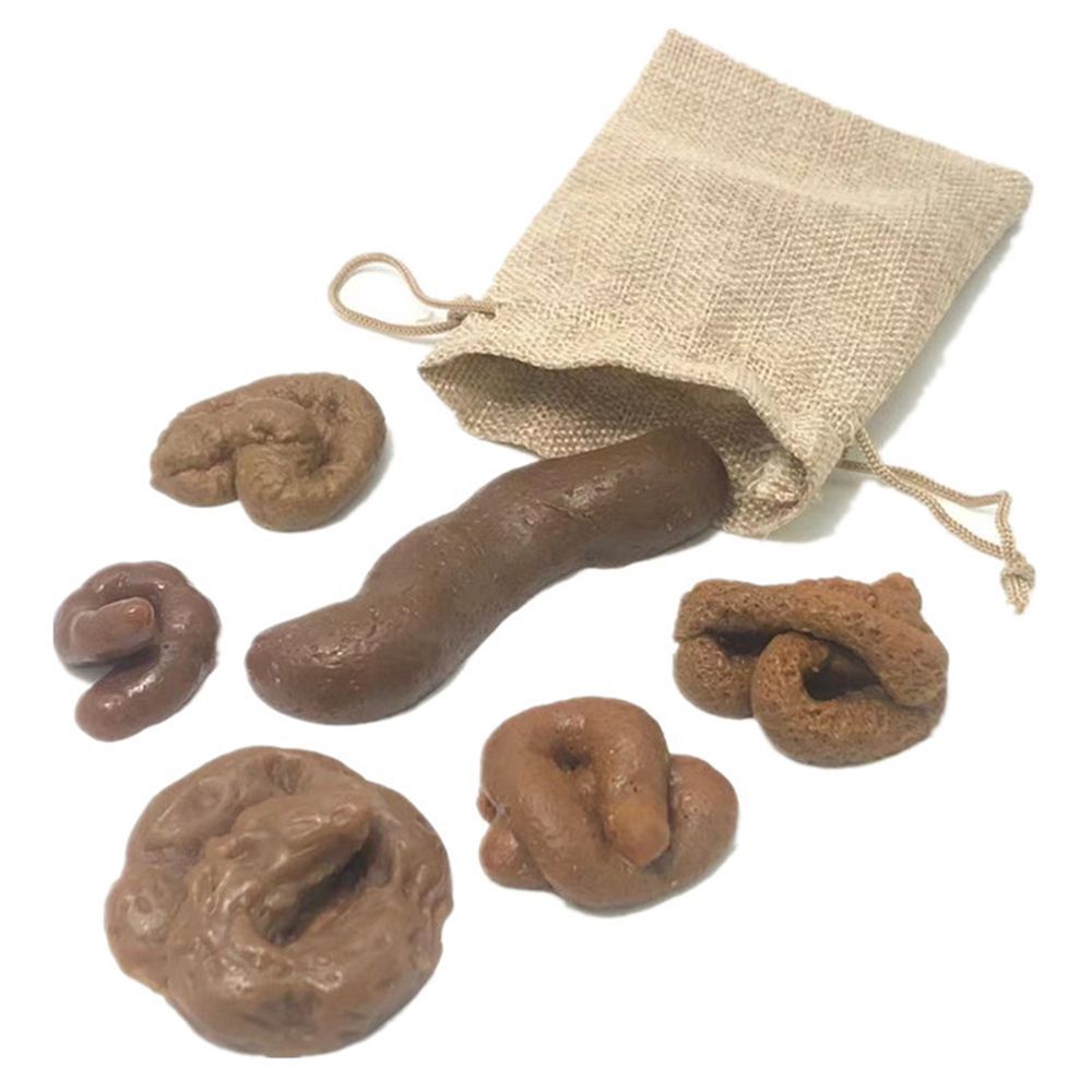 6Pcs Joke Gadget Squish Fool's - огляд і ціна Fake Poop Gag Gift