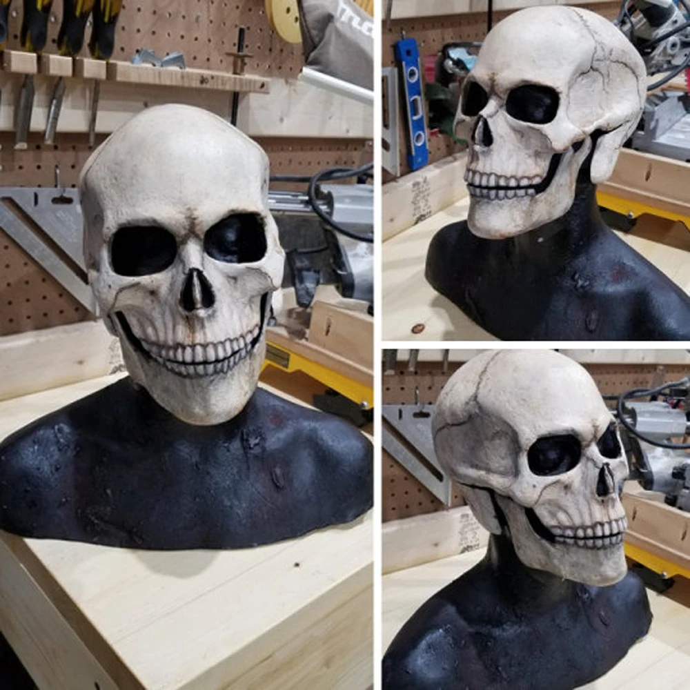 Halloween Mask Latex Scary Hor - огляд і ціна Led Purge Mask Halloween
