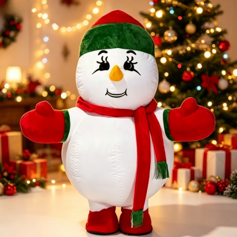 Inflatable Snowman Mascot Cost - огляд і ціна Costumes