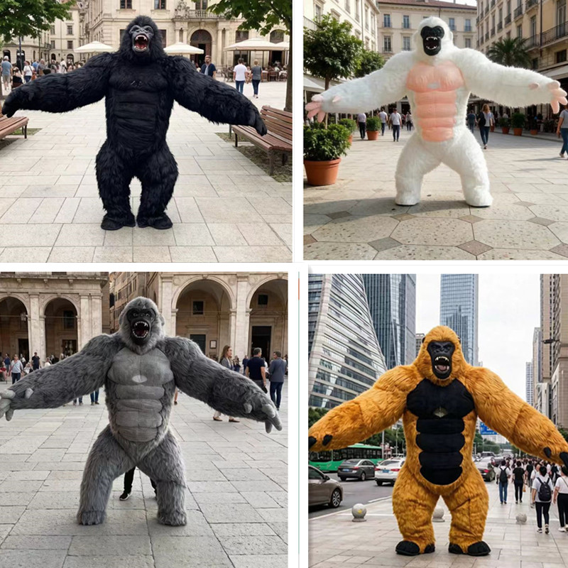 Inflatable Mascot Gorilla Cost - огляд і ціна Inflatable Dinosaur Costume Adult